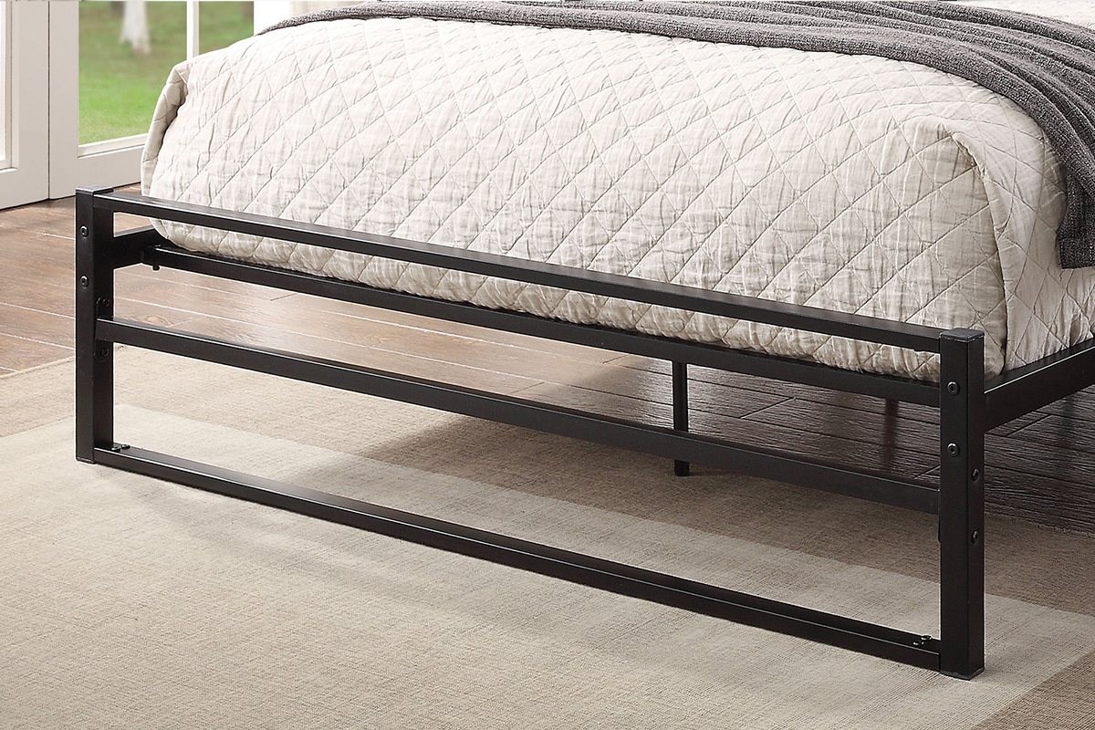 Hartfield Black Metal Bed