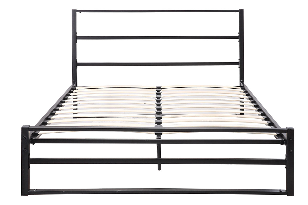 Hartfield Black Metal Bed