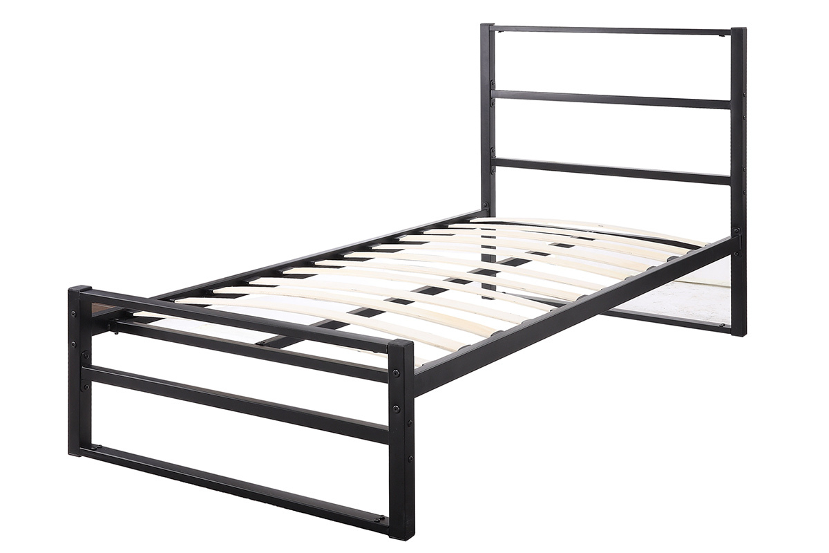 Hartfield Black Metal Bed