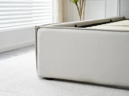 Hathern Grey Ottoman Bed