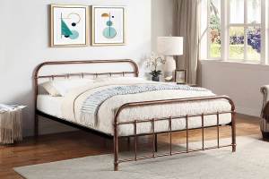 Henley Copper Metal Bed