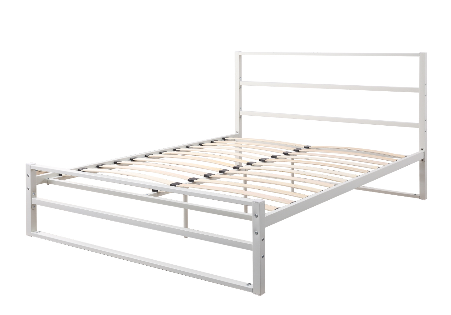 Hartfield White Metal King Bed