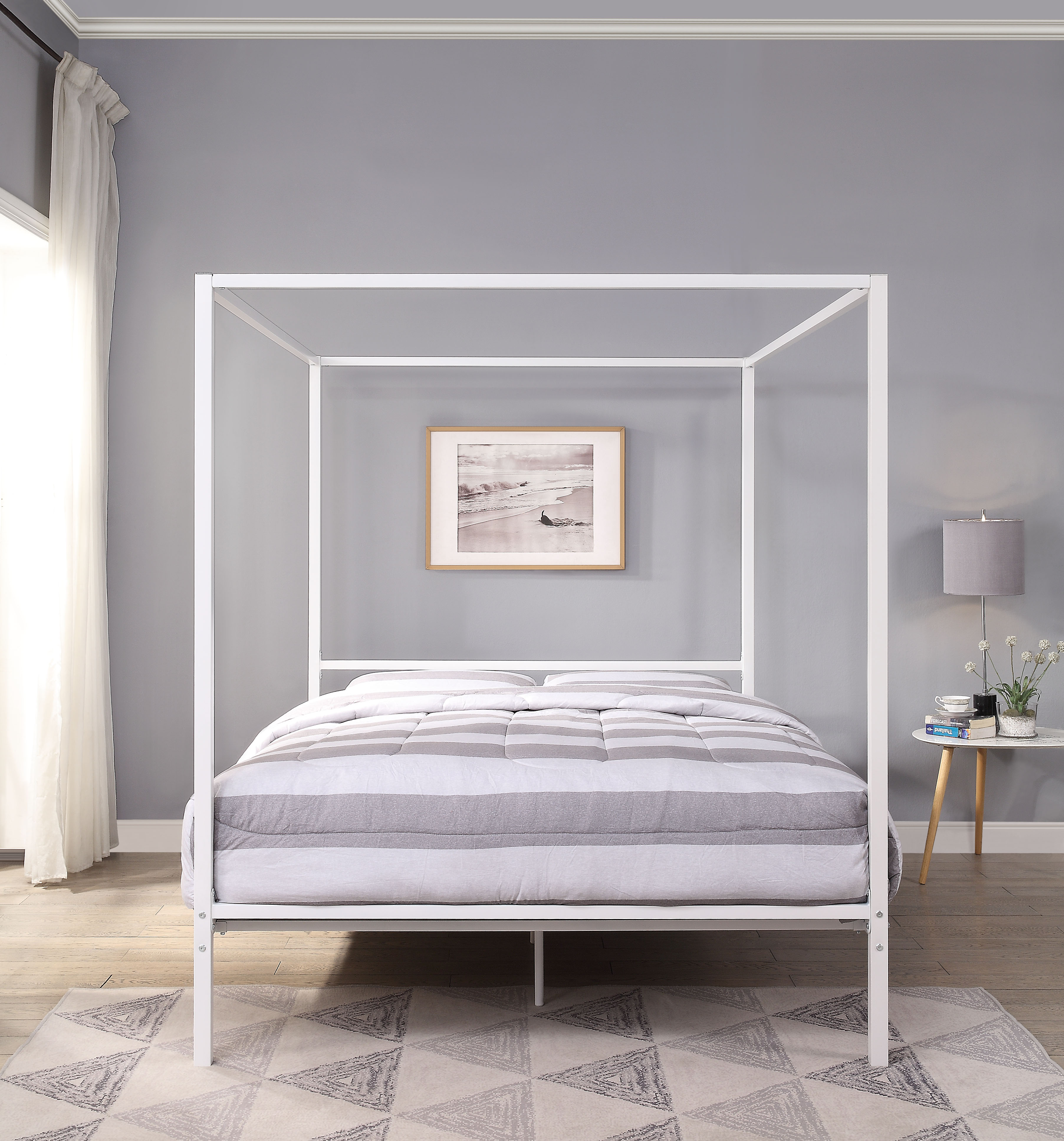 Chalfont Four Poster White Metal Bed