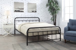 Henley Victorian Black Metal Bed