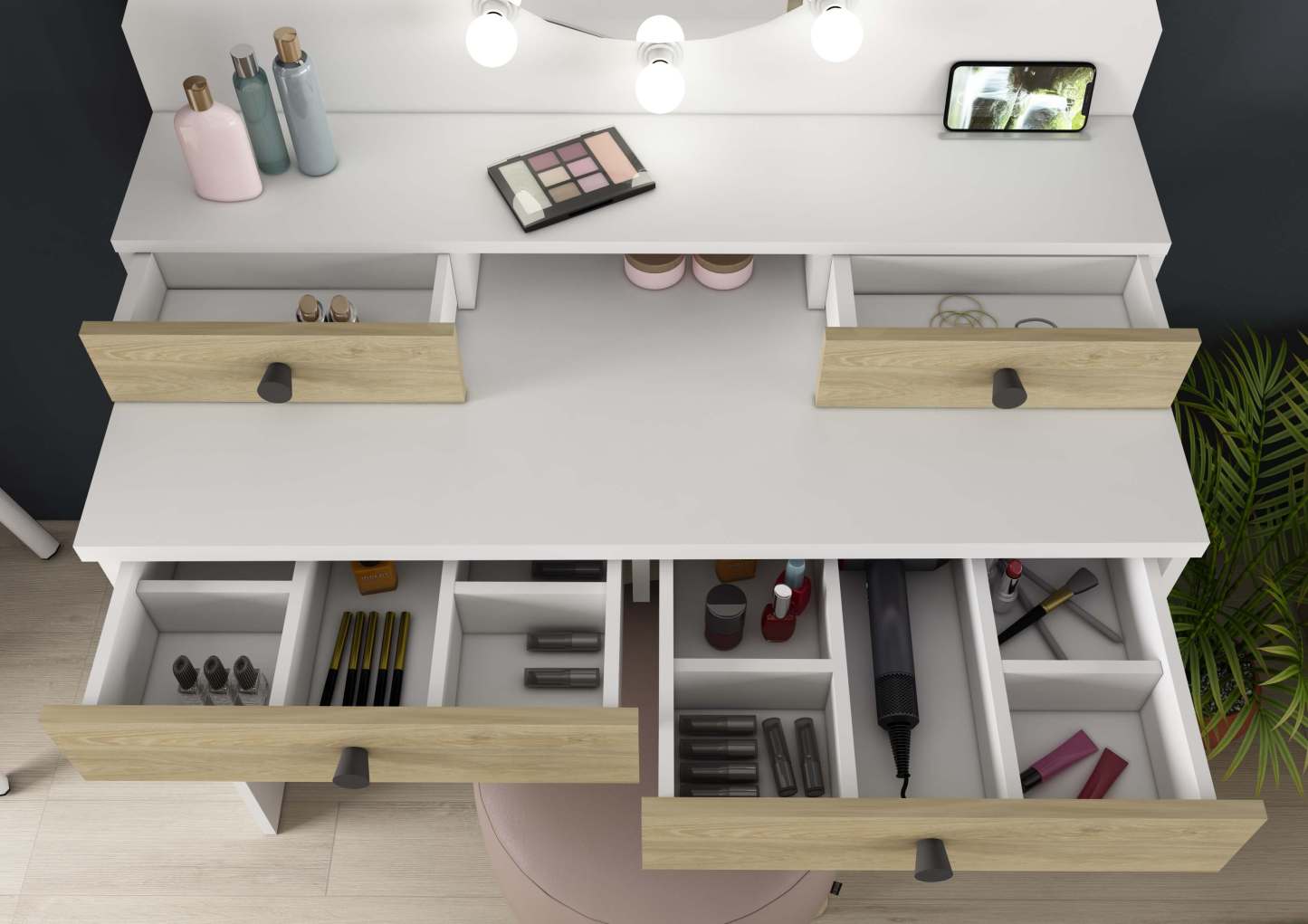 Star Dressing Table & Beauty Bar