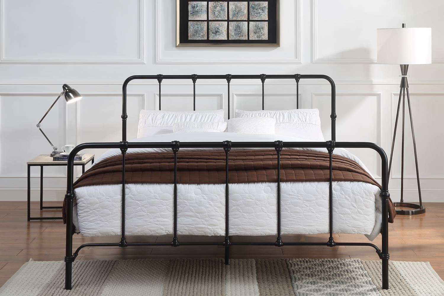Tunstall Victorian Black Metal Bed | Crazy Price Beds UK