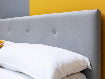Wootton Scandinavian Grey Fabric Bed