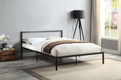 Atwick Black Metal Bed