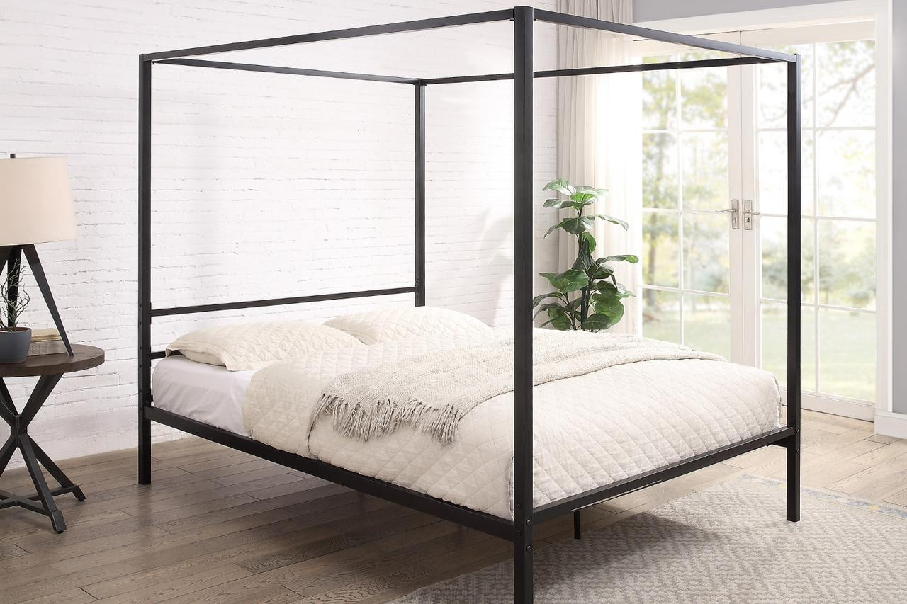 Chalfont Four Poster Black Metal Bed