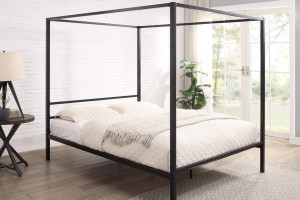 Chalfont Four Poster Black Metal Bed