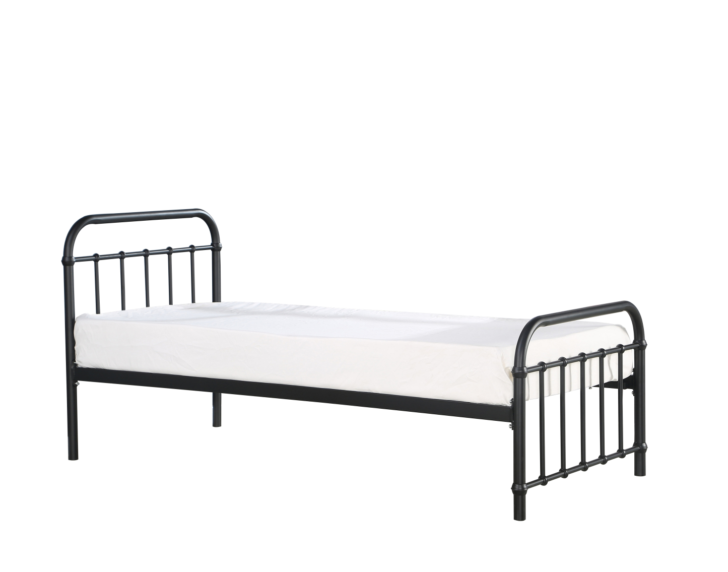 Henley Victorian Black Metal Bed