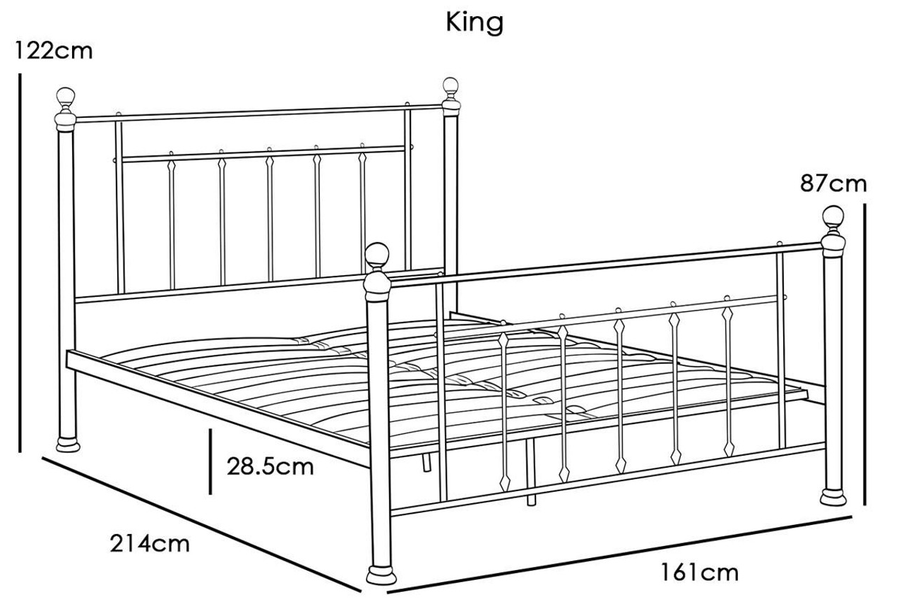 Harpenden Black Metal Bed