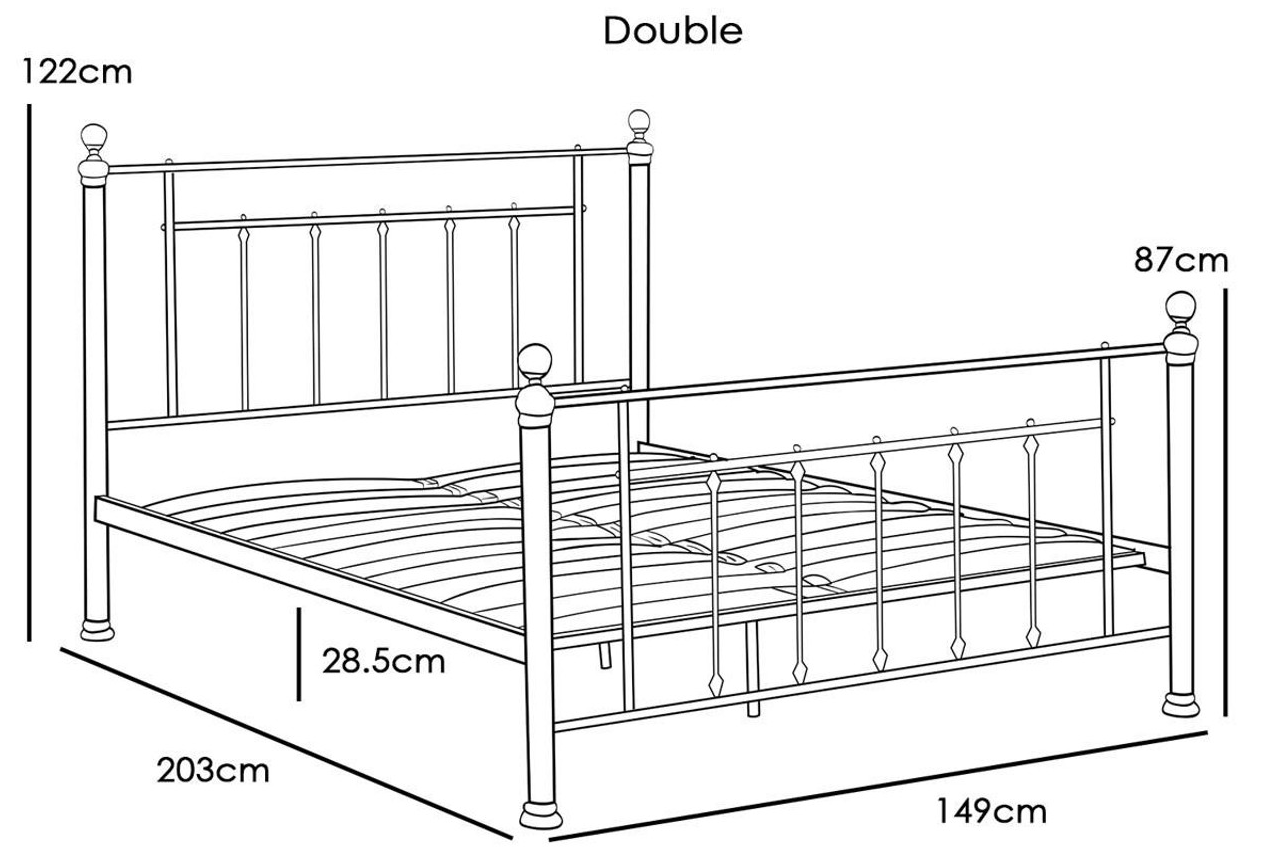 Harpenden Black Metal Bed