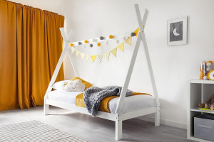 Jessie Kids White Wooden Tent Bed