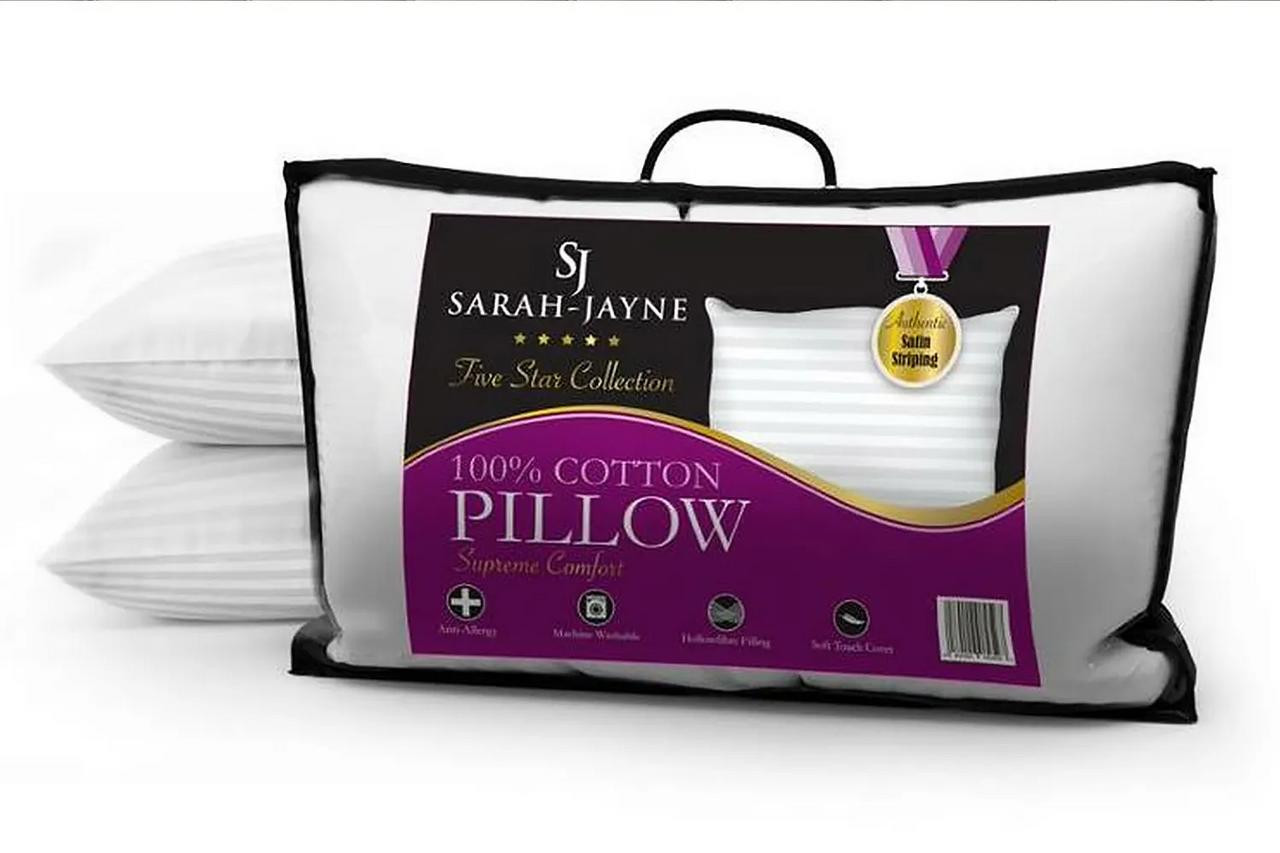  Satin Stripe Pillow Pair 