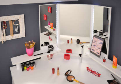 Corner Beauty Bar, White