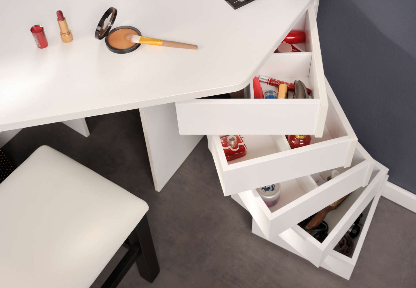 Corner Beauty Bar, White