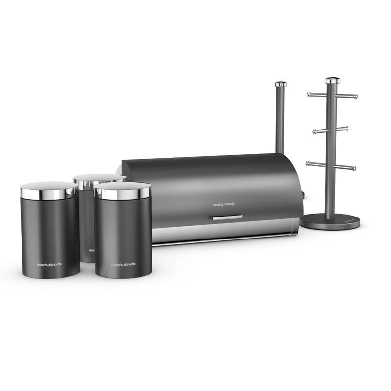 Morphy Richards Accents 6 Piece Storage Set Titanium