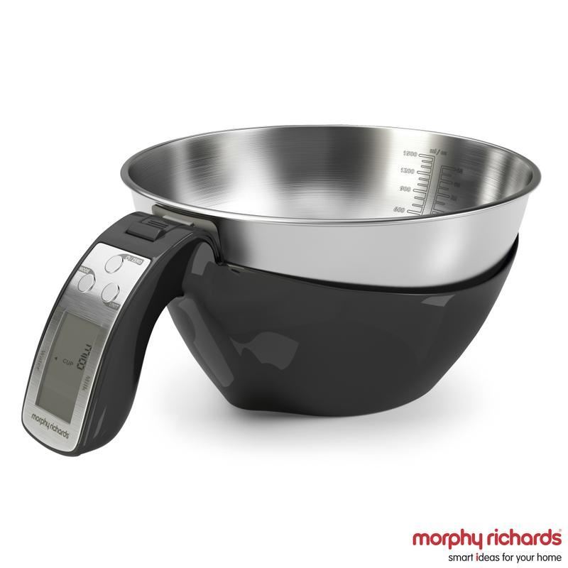 Morphy Richards Equip 3 in 1 Digital Jug Scales Black