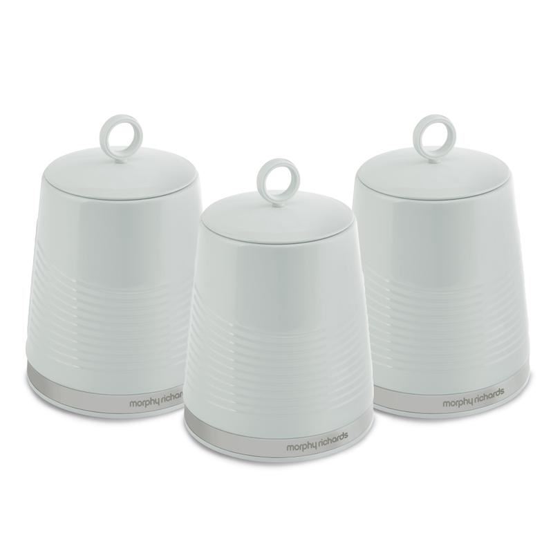 Morphy Richards Dune Set of 3 Canisters Sage Green