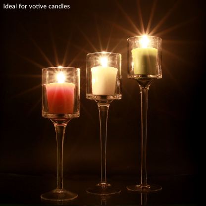 Tea Light Candle Holders - Set of 3 | M&W
