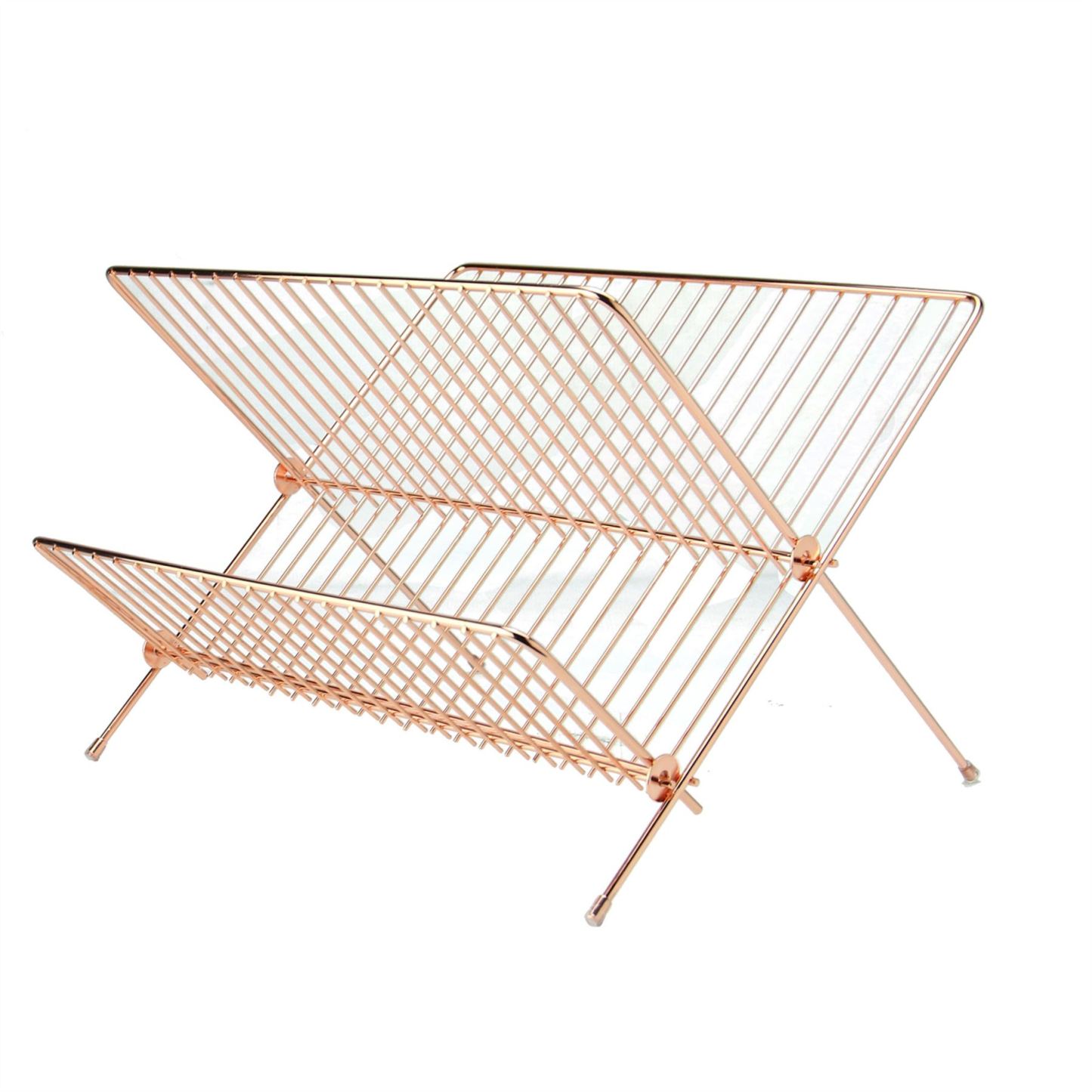Folding Wire Drainer Rose Gold | M&W