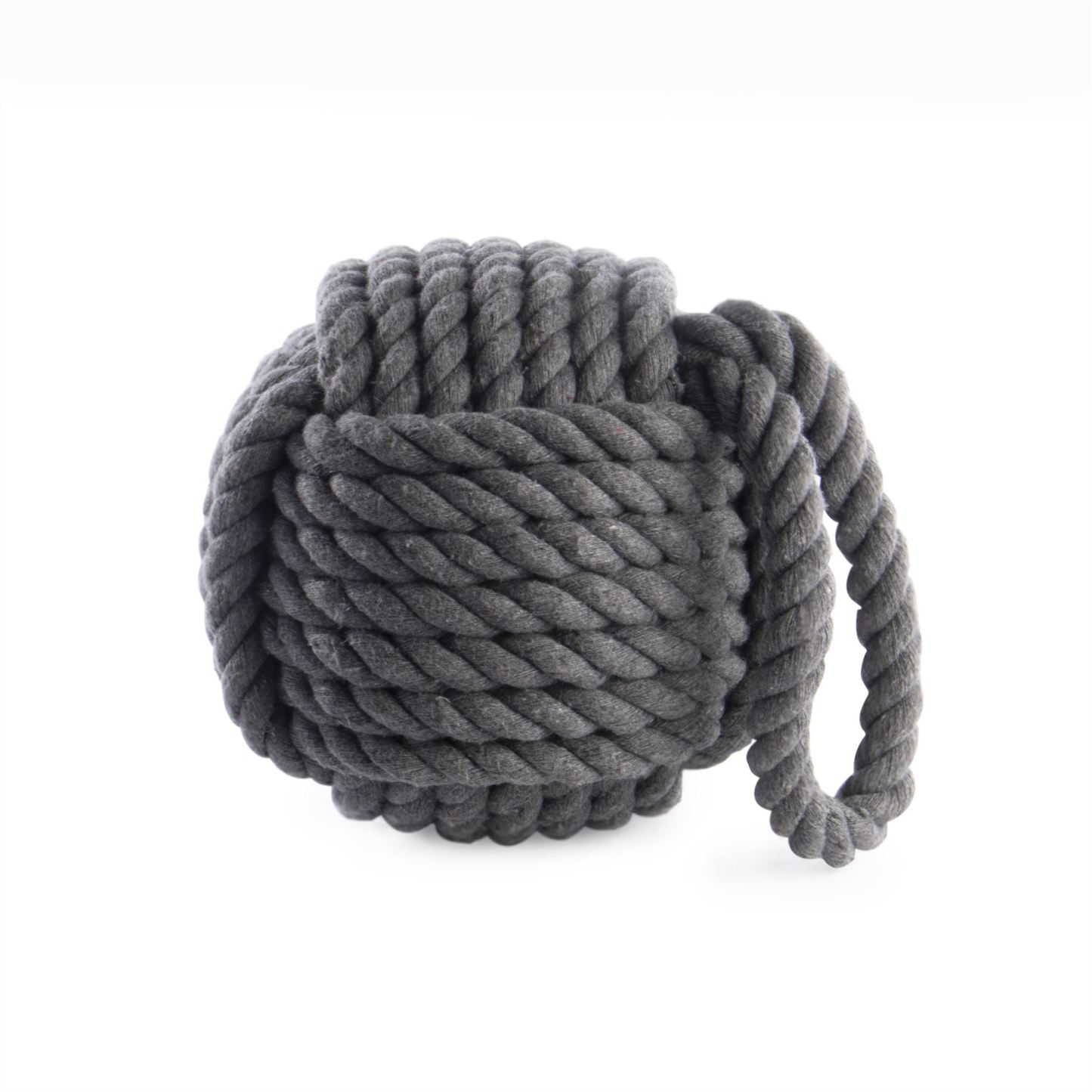 Rope Knot Door Stop Grey | M&W