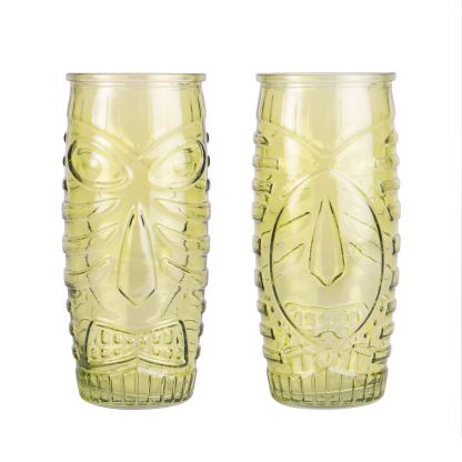 Tiki Cocktail Glasses - Set of 2 | Pukkr