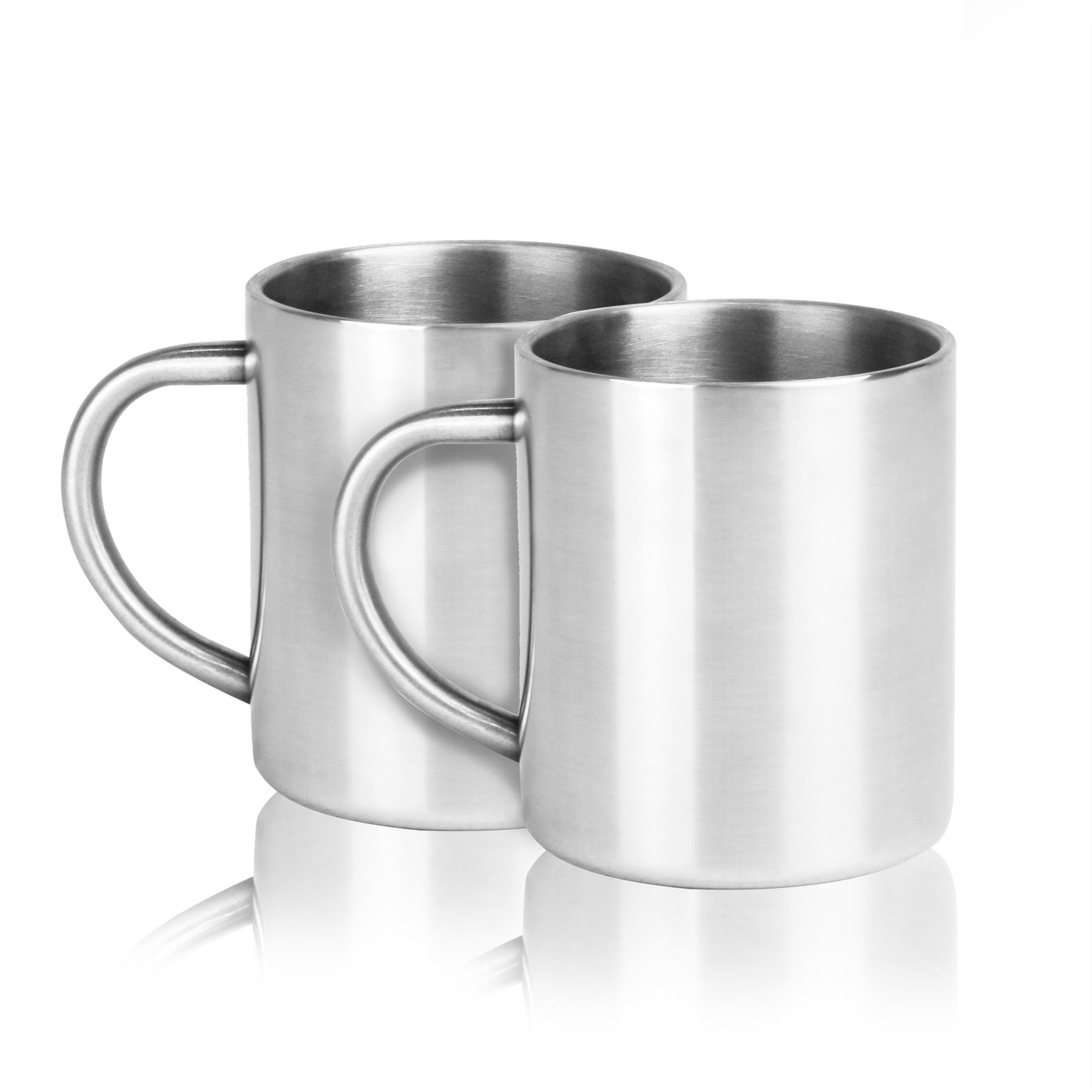 Stainless Steel Mugs - Set of 2 | M&W