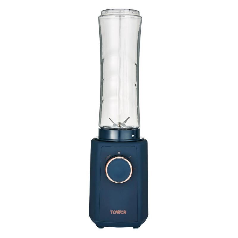 Tower Cavaletto 300W Personal Blender Blue & Rose Gold UK Plug