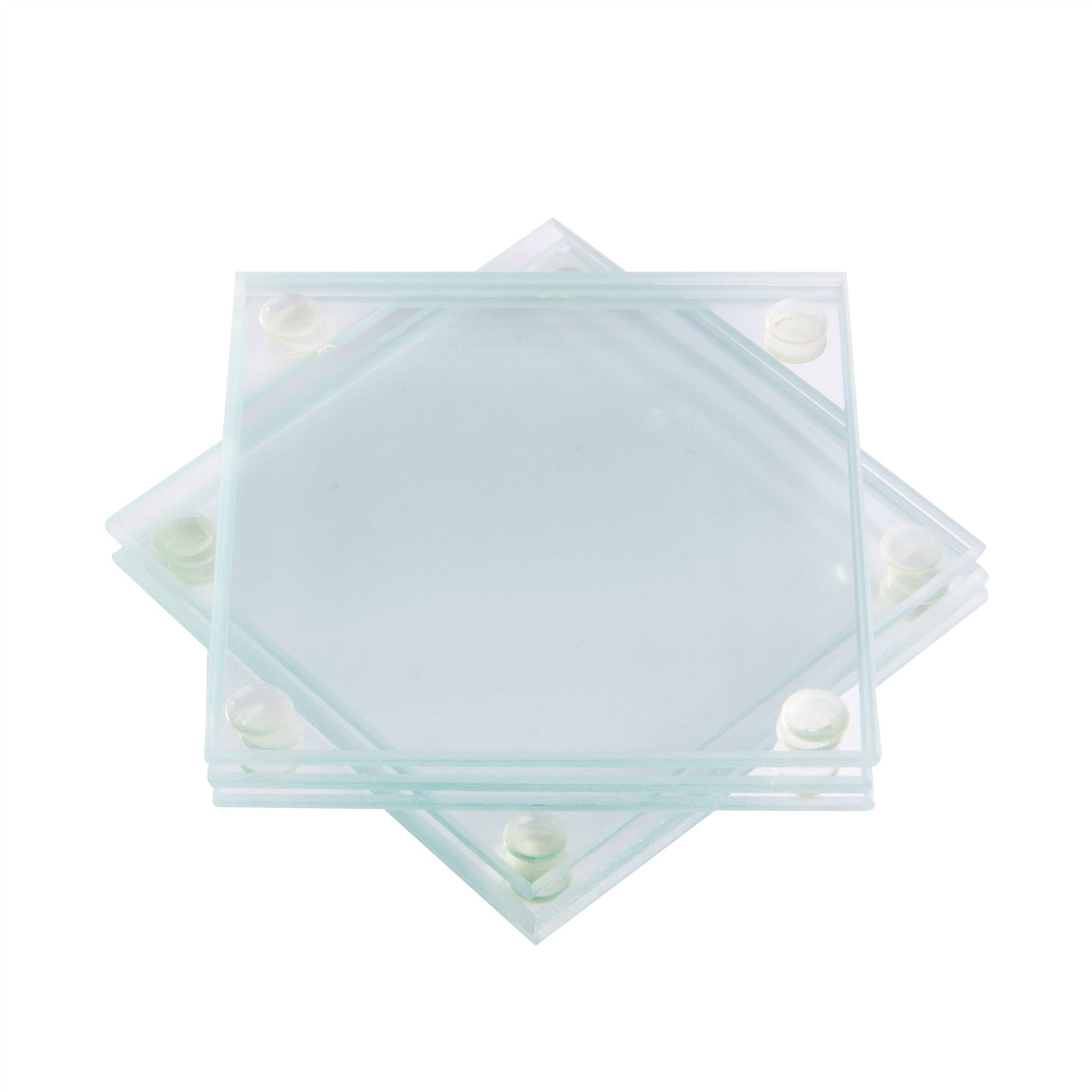 Glass Coasters - Set of 6 Square | M&W