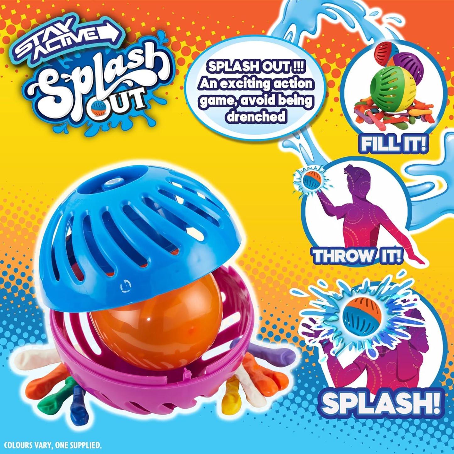 Stay Active - Splash Out Throwing & Catching Ball Water Game