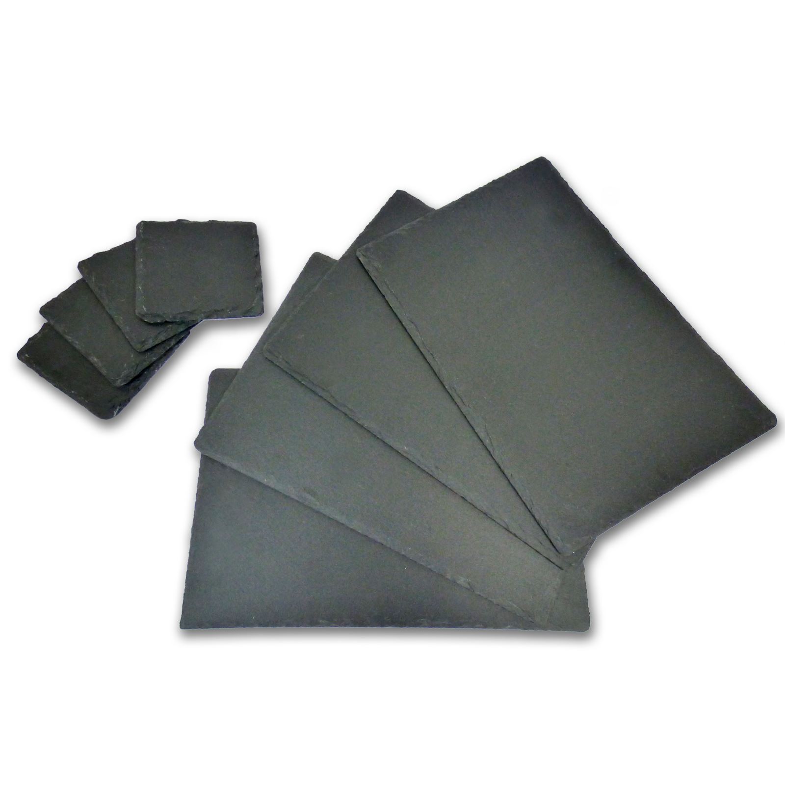 Natural Slate Placemats & Coasters - 12pc | M&W