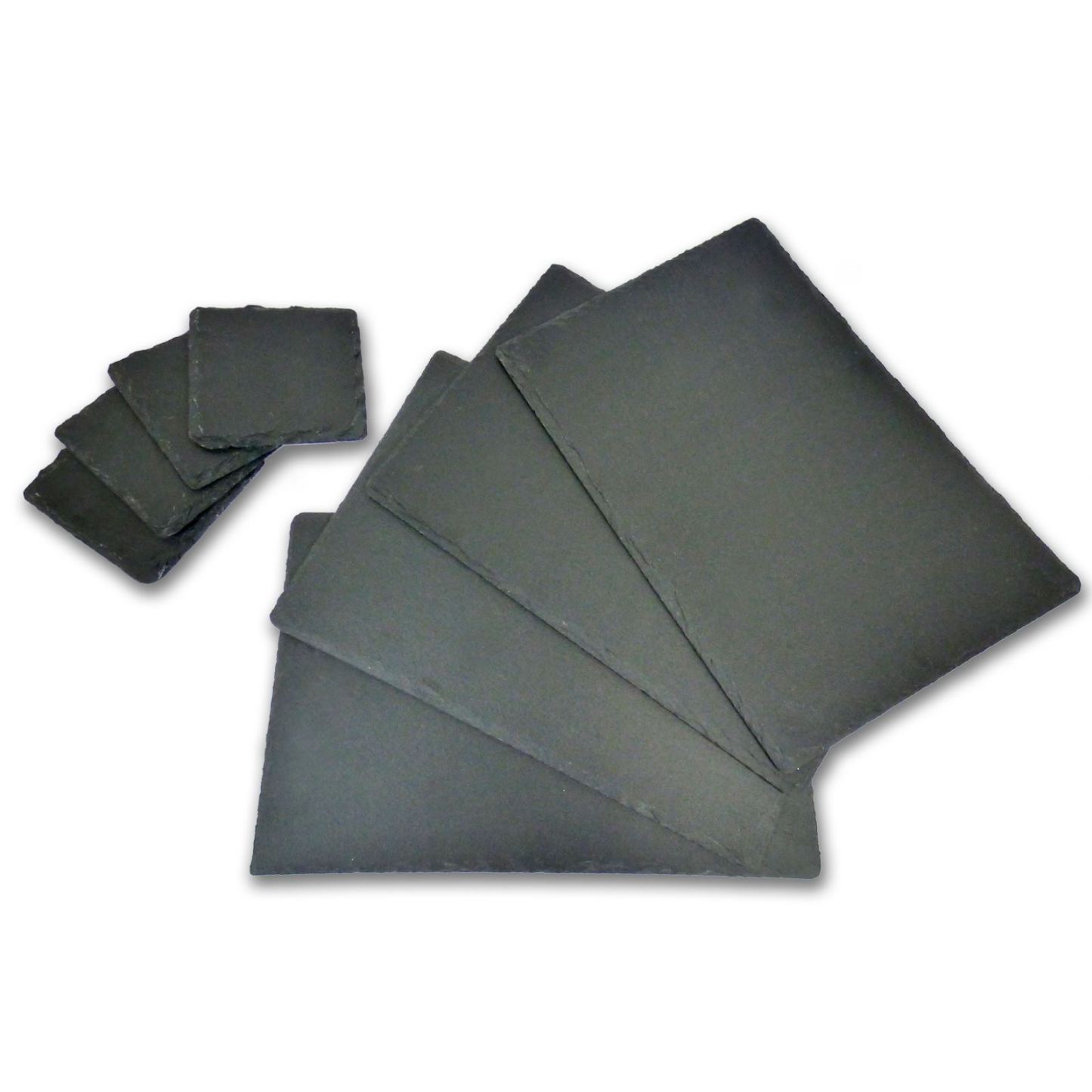 Natural Slate Placemats & Coasters - 16pc | M&W