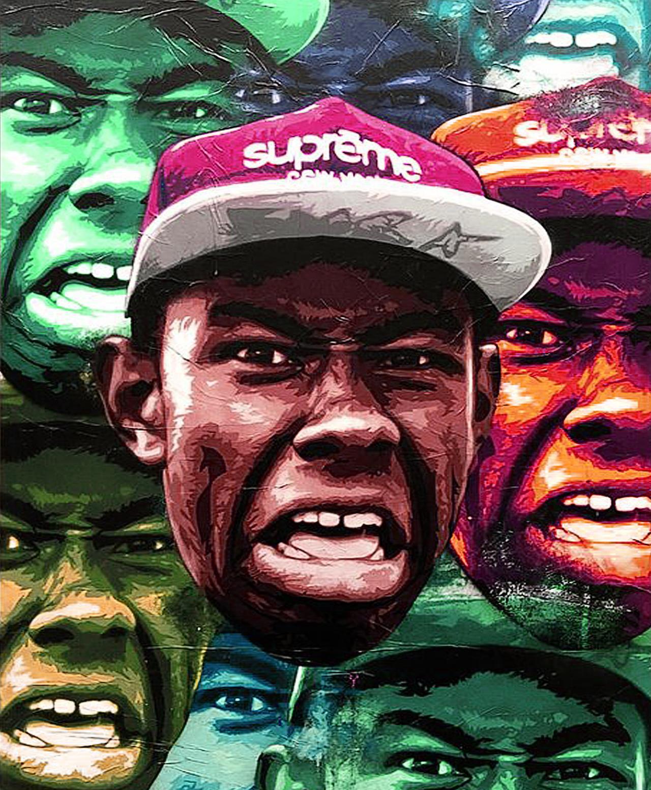 Tyler, The Creator 60cm x 49.5cm Large Metal Sign