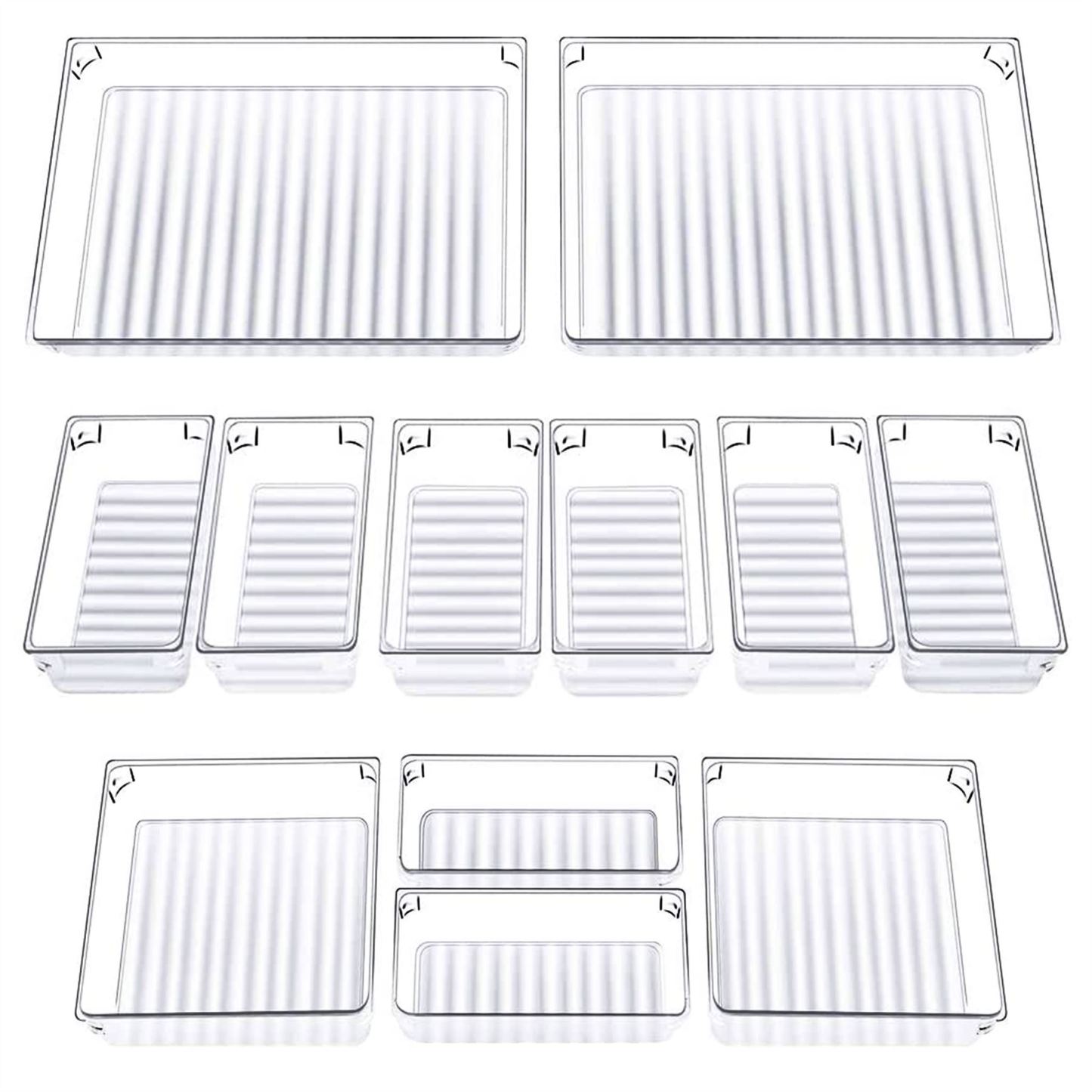 Drawer Organiser Trays - Set of 12 | Pukkr