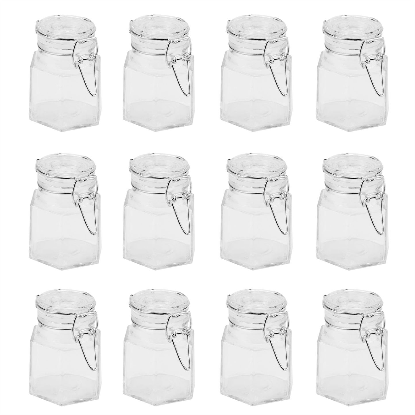 Hexagonal Spice Jars - Set of 12 | M&W