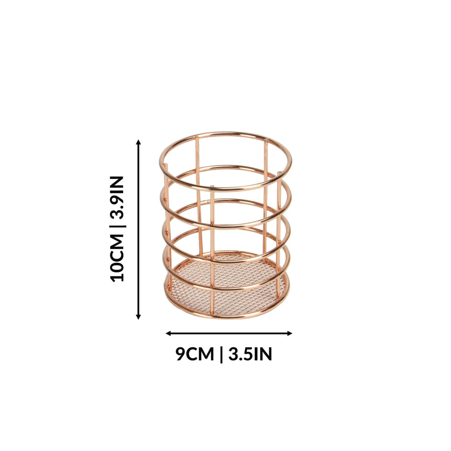Rose Gold Organisation Baskets - Set of 4 | M&W