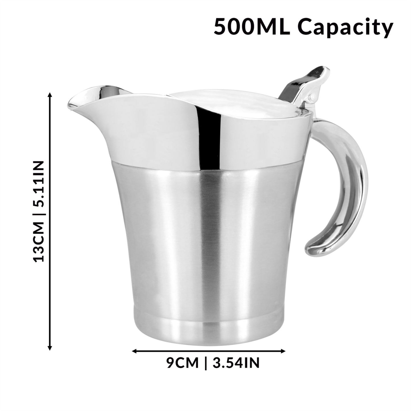 Stainless Steel Gravy Boat - 500ml | M&W