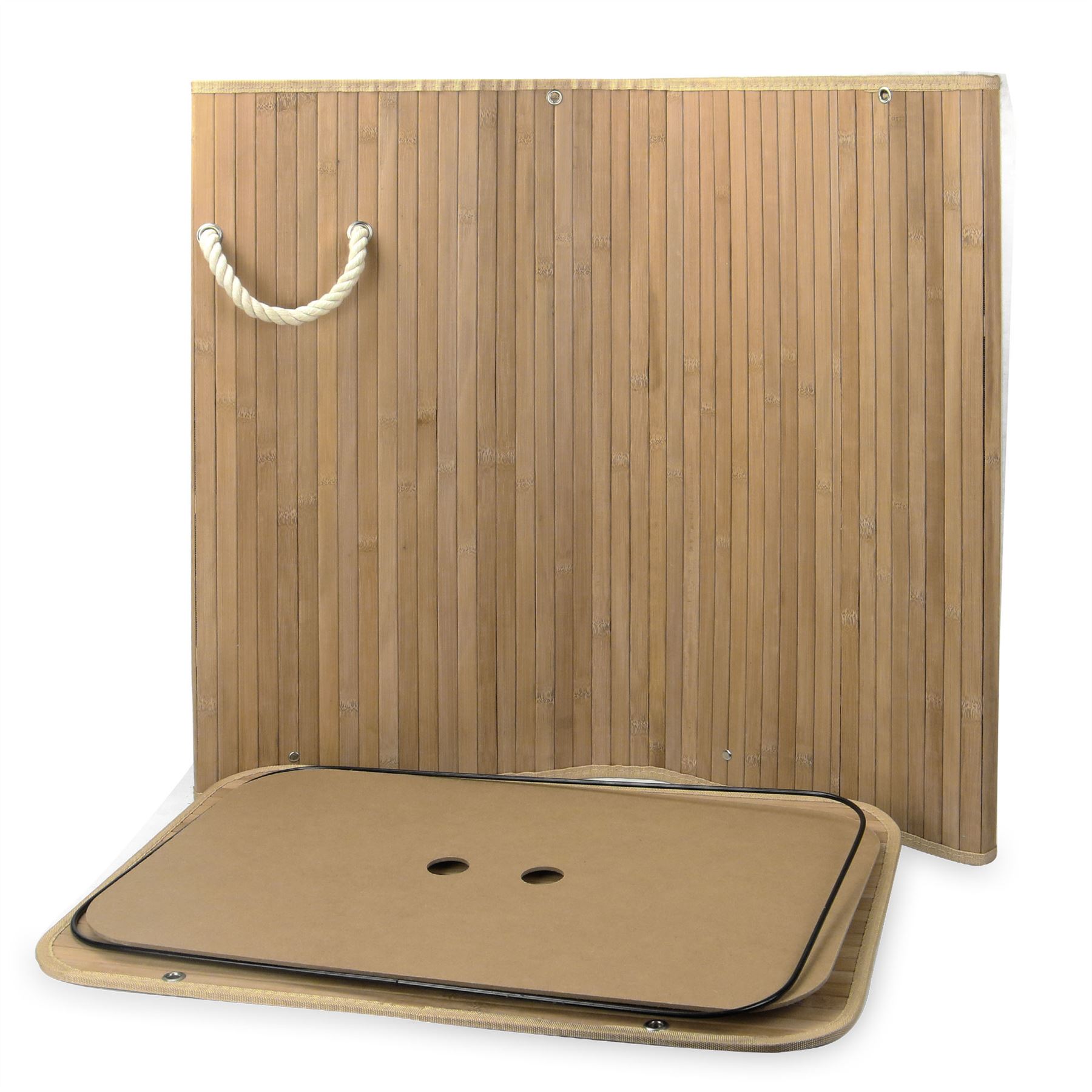 Bamboo Laundry Hamper Basket | M&W