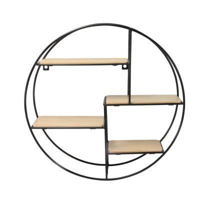 Floating Circle Shelf 4 Tier | M&W
