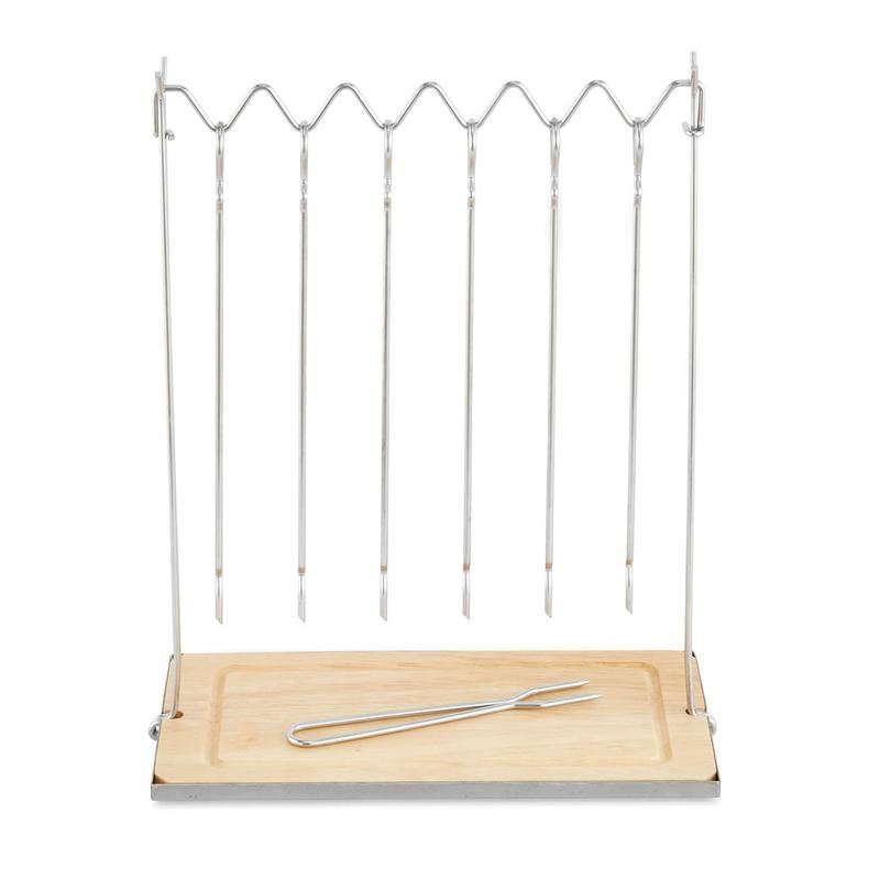 Tower 6 Piece Hanging Skewer Set With Stand