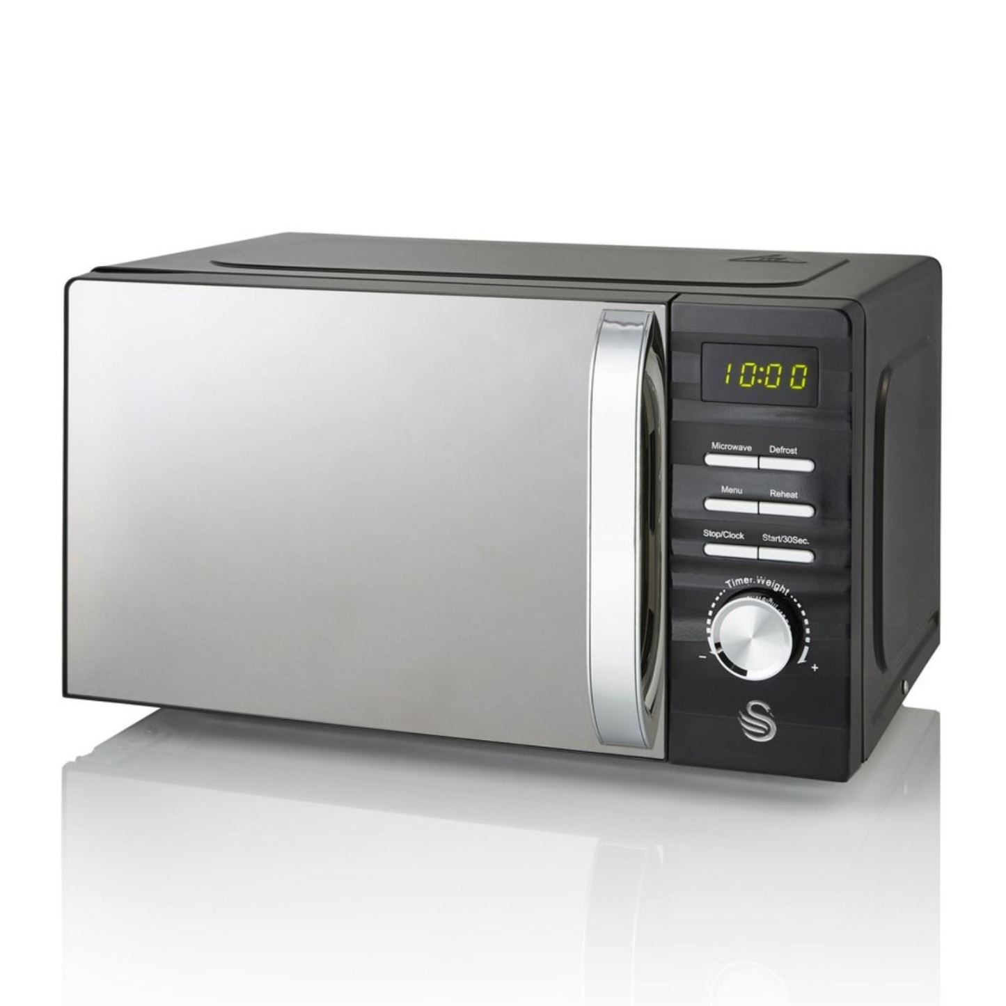 Swan Black 700W Symphony Digital Microwave