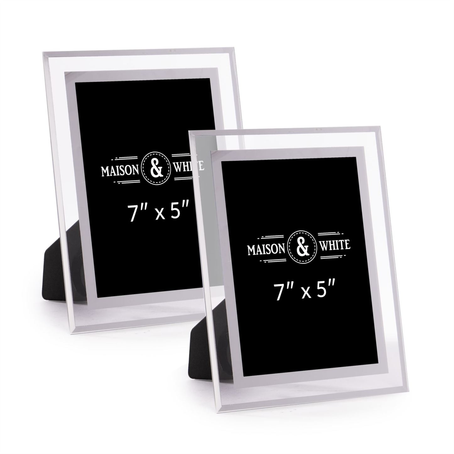 Glass Photo Frame 5" x 7" - Set of 2 | M&W