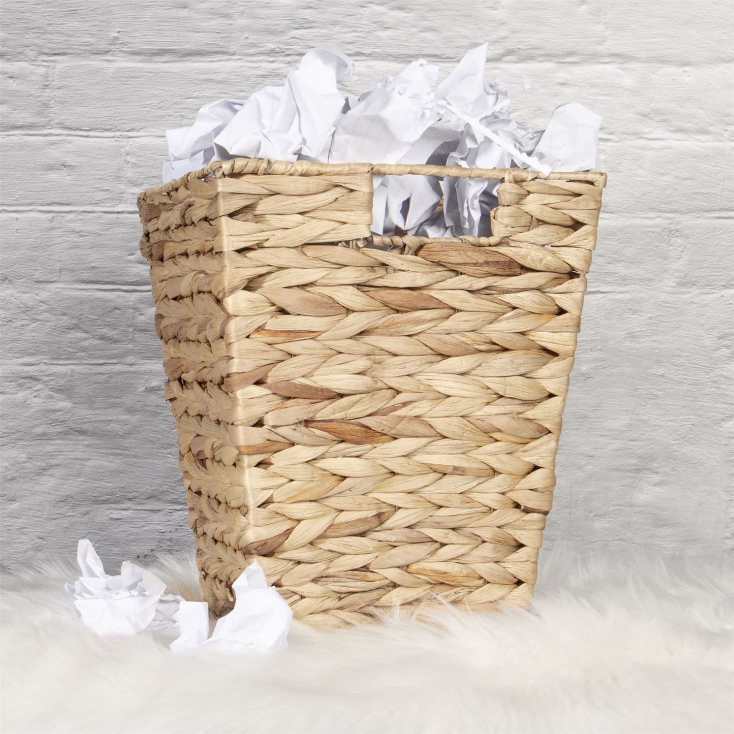 Natural Banana Leaf Waste Paper Basket | M&W