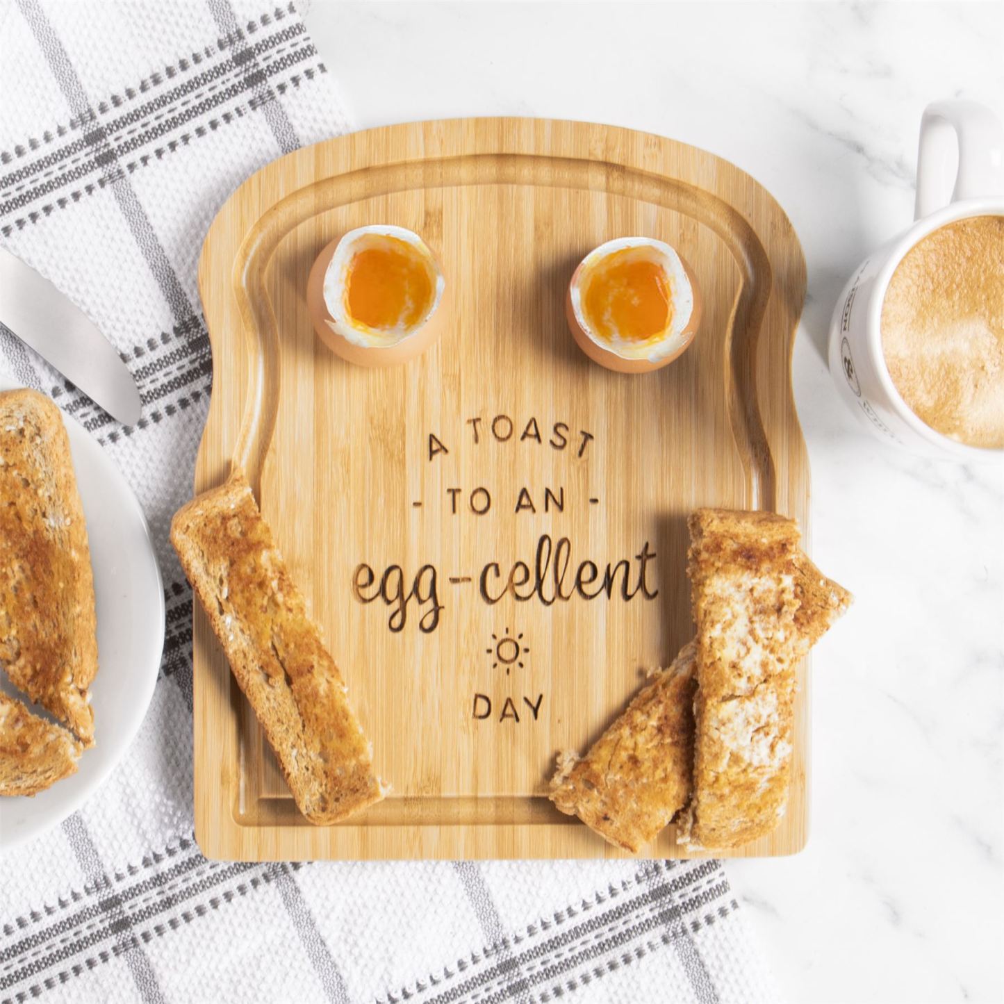 Bamboo Breakfast Egg Board | M&W