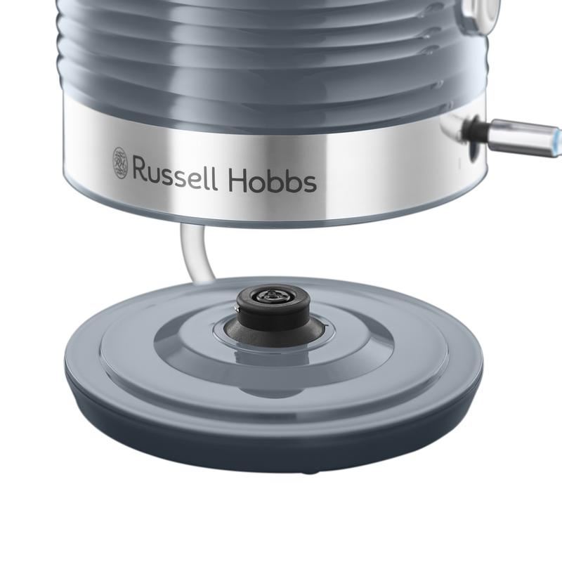 Russell Hobbs Grey Inspire Kettle UK Plug