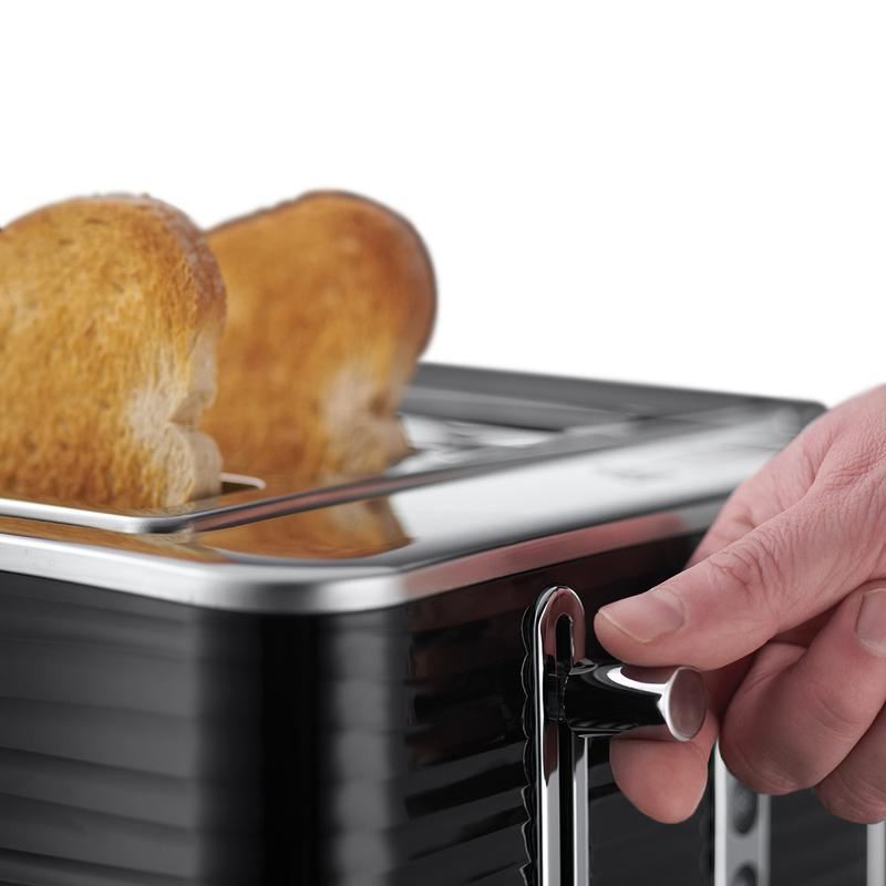 Russell Hobbs Inspire Toaster 4 Slice Black