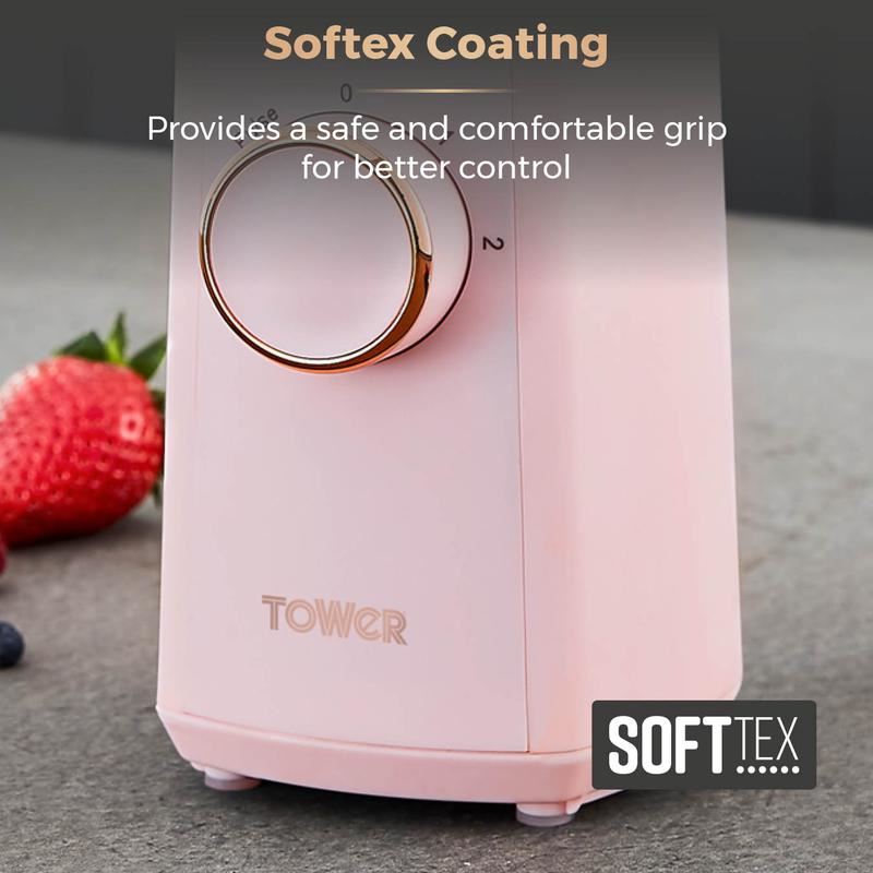 Tower Cavaletto 300W Personal Blender Pink & Rose Gold UK Plug
