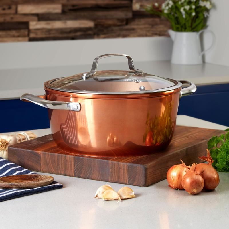 Tower Copper Forged 24cm Casserole